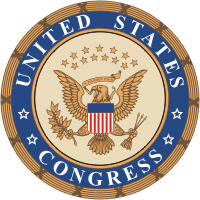 U.S. Congress, seal - vector image