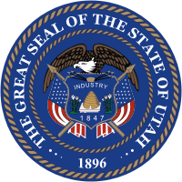 Utah, state seal - vector image