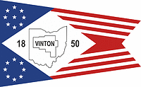 Vinton county (Ohio), flag - vector image