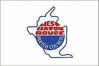 Vector clipart: West Baton Rouge Parish (Louisiana), flag