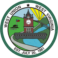 West Union (West Virginia), seal - vector image