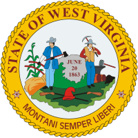 West Virginia, state seal - vector image