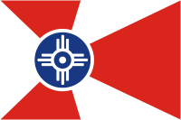 Wichita (Kansas), flag - vector image