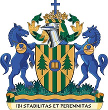 Bury (Quebec), coat of arms - vector image