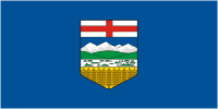 Alberta (province in Canada), flag - vector image