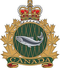 Canadian Department of Fisheries and Oceans (Fisheries Management), badge - vector image