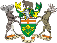 Ontario (province in Canada), large coat of arms