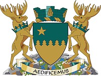 Greater Sudbury (Ontario), coat of arms - vector image