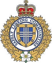 Служба транспортной полиции Большого Ванкувера (Британская Колумбия), эмблема - векторное изображение