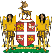 Newfoundland and Labrador (province in Canada), large coat of arms