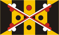 New Maryland (New Brunswick), flag - vector image