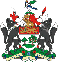 Prince Edward Island (province in Canada), large coat of arms - vector image