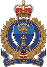 Regina Police Service (Saskatchewan), badge - vector image