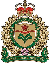 Taber Police Service (Alberta), badge