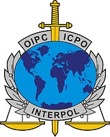 Vector clipart: International Criminal Police Organization (ICPO, Interpol), emblem