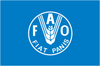 Food and Agricultural Organization (FAO), flag - vector image