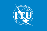 International Telecommunications Union (ITU), flag - vector image