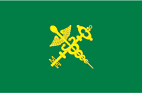 Belorussian Customs, flag - vector image