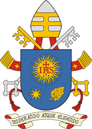 Francis (Pope), coat of arms - vector image