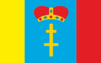 Busko county (Poland), flag - vector image
