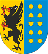 Bytów county (Poland), coat of arms - vector image