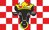 Калишский повят (Польша), флаг - векторное изображение