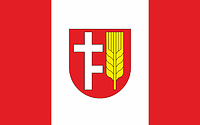 Vector clipart: Kobylin-Borzymy (Poland), flag