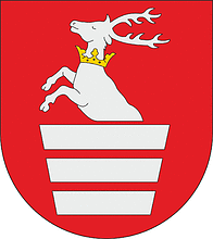 Vector clipart: Kraśnik county (Poland), coat of arms