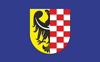 Vector clipart: Legnica county (Poland), flag