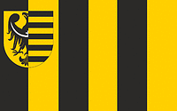 Lubań county (Poland), flag
