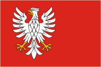 Mazowieckie voivodeship (Poland), flag - vector image