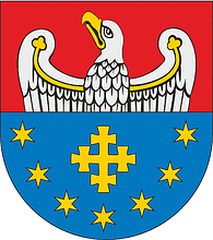 Słupca county (Poland), coat of arms - vector image