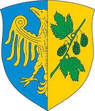 Strzelce county (Poland), coat of arms - vector image