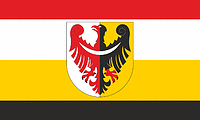 Świdnica county (Poland), flag - vector image