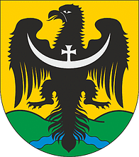 Тшебницкий повят (Польша), проект герба (2007 г.) - векторное изображение