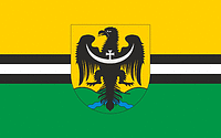 Trzebnica county (Poland), proposal flag (2007) - vector image