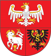 Warminsko-Mazurskie voivodeship  (Poland), flag - vector image