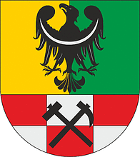 Złotoryja county (Poland), coat of arms - vector image