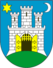 Zagreb (Croatia), coat of arms - vector image