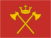 Hordaland county (Norway), flag - vector image