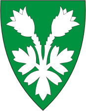Oppland county (Norway), coat of arms - vector image