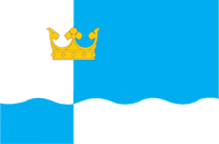 Кохтла (Эстония), флаг - векторное изображение