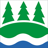 Рыуге (Эстония), флаг - векторное изображение