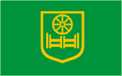 Taebla (Estonia), flag - vector image