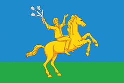 Lyambir rayon (Mordovia), flag - vector image