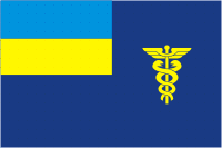 Ukrainian Customs, flag (1997) - vector image