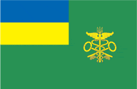 Ukrainian Customs, flag - vector image