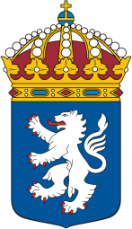 Halland (län in Sweden), coat of arms - vector image