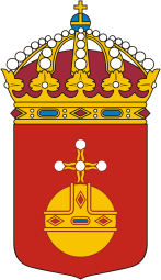 Uppsala (län in Sweden), coat of arms  - vector image