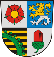 Altenburger Land kreis (Thuringen), coat of arms - vector image